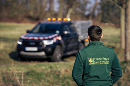 Transportfahrzeug für unseren Verkauf von Brennholz und Hackschnitzel nach Dresden Klotzsche